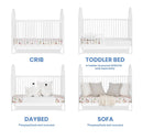 Eloise 4-in-1 Convertible Crib - Bianca White