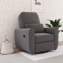 Kennedy Nursery Gliding Recliner Upholstered Accent Chair - Gray