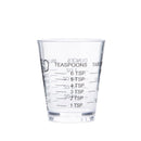 Chef Craft 1/8 cups Plastic Clear Measuring Cup, Pack of 3