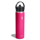 Hydro Flask 24oz Wide Mouth Flex Straw Water Bottle Zinnia