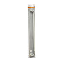 Kenney White Traditional/Transitional Double Curtain Rod 28 in. L X 48 in. L
