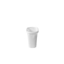 Rubbermaid 3 gal White Polypropylene Open Top Wastebasket, Pack of 8