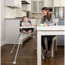 Portable High Chair with Tray - Gray