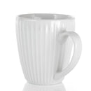 8oz 12pk Porcelain Elle Mug Set White - Service for 12