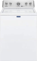 Maytag – 3.8 Cu. Ft. High Efficiency Top Load Washer with PowerWash Agitator – White