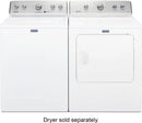 Maytag – 3.8 Cu. Ft. High Efficiency Top Load Washer with PowerWash Agitator – White