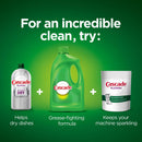 Cascade Dishwasher Gel With Dawn, Lemon, 120 Oz Bottle, 4/Carton - PGC28193