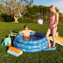 Three Ring Inflatable Pool with Basin