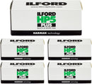 Ilford HP5 120 Black and White Negative Film (120 Roll Film, 5 pack)