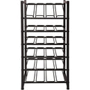 Neatfreak! 24 Bottle Stacking Metal Wine Rack Black 1