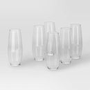 Stemless Hutton Champagne Flute Set - 6 Pieces