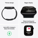Apple Watch Series 10 46mm Gps Aluminum Jet Black + Black Sport Band 64gb