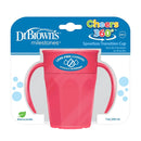 7 Oz Milestones Cheers 360 Spoutless Transition Cup with Handles - Pink