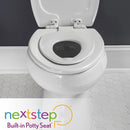 NextStep2 Toilet Seat Elongated - Easy Installation