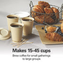 45-Cup Coffee Urn and Hot Beverage Dispenser - Stainless Steel