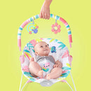 Baby Bouncer Soothing Vibrations Infant Seat -Flamingo Vibes, Pink