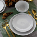 18pc Porcelain Dinnerware Set - White