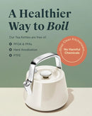 Whistling Tea Kettle - White