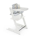 Tripp Trapp High Chair Complete - White With Nordic Blue Cushion