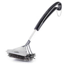 Triple-Row Grill Brush with Stainless Steel Bristles (d2024)