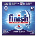 FINISH Powerball Dishwasher Tabs, Fresh Scent, 32/Box, 8 Boxes/Carton - RAC81049CT
