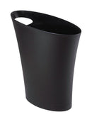 Umbra Skinny 2 gal Black Plastic Modern Wastebasket, Pack of 6