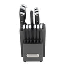 14pc Triple Rivet Knife Block Set with Edgekeeper Sharpener- Graphite