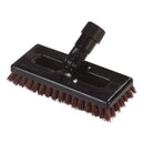 Carlisle Swivel Scrub Brush, Dupont Tynex A Bristles, 8" Block, Rust, Dozen - CFS36531027DZ