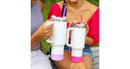 Glitter Water Bottle Straws - Pink