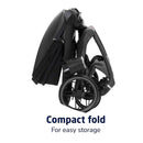 360° Rotating Modular Stroller - Black