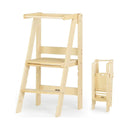 Foldable Montessori Tower - Natural
