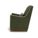 Luca Glider Chair - Olive Boucle