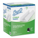 Scott C-Fold Towels, Absorbency Pockets,10.13 X 13.15, White, 150/Pk,8 Pk/Ct - KCC49184
