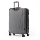 Hardside Large Checked Suitcase - Dark Gray