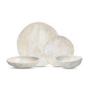16pc Ceramic Dinnerware Set - White