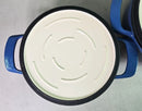 Cast Iron Round Dutch Oven 2-Pack - Blue