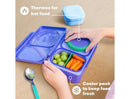 Bento Box with Thermos Food Jar - Purple