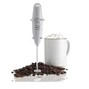 Handheld Electric Milk Frother - Sand