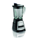 Hamilton Beach Power Elite Black Metal/Plastic Blender 40 oz 12 speed