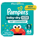 Baby-Dry Size 1 Diapers - Jumbo Pack
