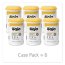 GOJO Lemon Pumice Hand Cleaner, Lemon Scent, 4.5 Lb Tub, 6/Carton - GOJ0915