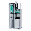 Poopy Pouch Indoor Pet Sanitation Station, 15.5 X 16 X 51, Silver Metallic - CWDPPINDOOR