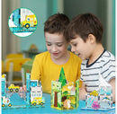150PCS 3-in-1 Theme Magnetic Tile Set - Aquarium Safari and Metro Theme
