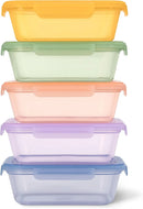 Snap and Nest 4.5c Plastic 10pc Meal Prep Food Storage Container Set