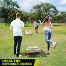 Official Size Cornhole Bean Bag Toss Set - Natural Wood