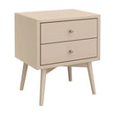 Palma Nightstand with USB Port - Taupe