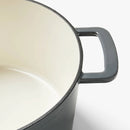7.5qt Enamel Dutch Oven - Dark Gray