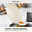 12-Piece Aluminum Ceramic Nonstick Cookware Set