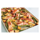 Aluminum Rimmed Baking Sheet - Natural Wood