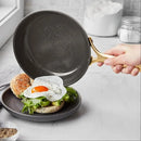 GP5 Hard Anodized Ceramic Nonstick 11-piece Set with Gold Handles
